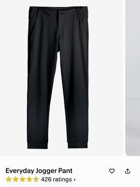BYLT Basics Black Slim Jogger Men’s
